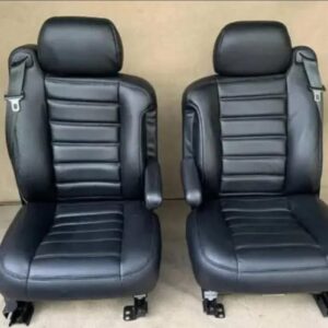 2005 2004 2003 Hummer H2 Front Seats In Black Leather Heated